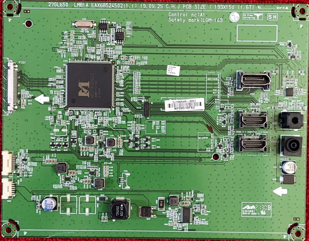 27GL650F anakart eax68524502 LM81A