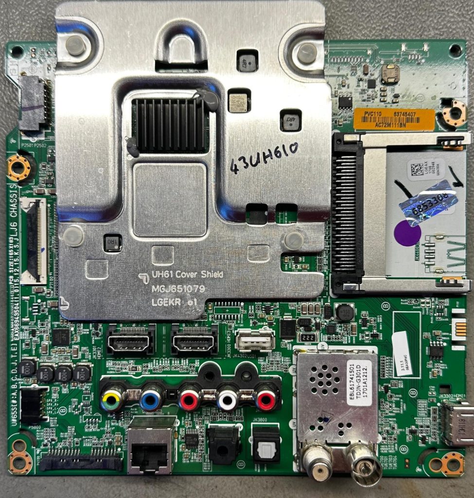 43UH610V Anakart eax66943504 63745407 ebl61741501