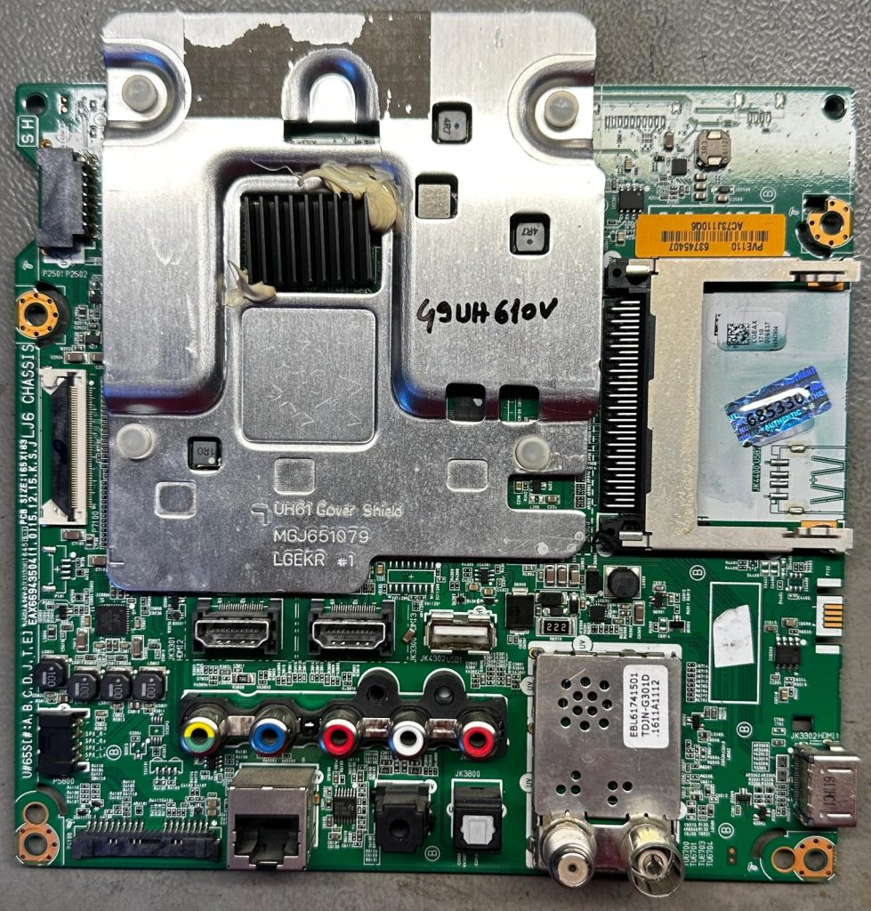 49UH610V Anakart eax66943504 63745407 ebl61741501