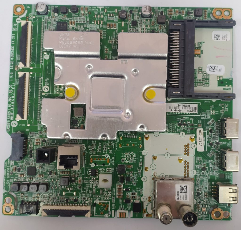 LG 43UP75006 anakart 66486475 EAX69715102 LJ21