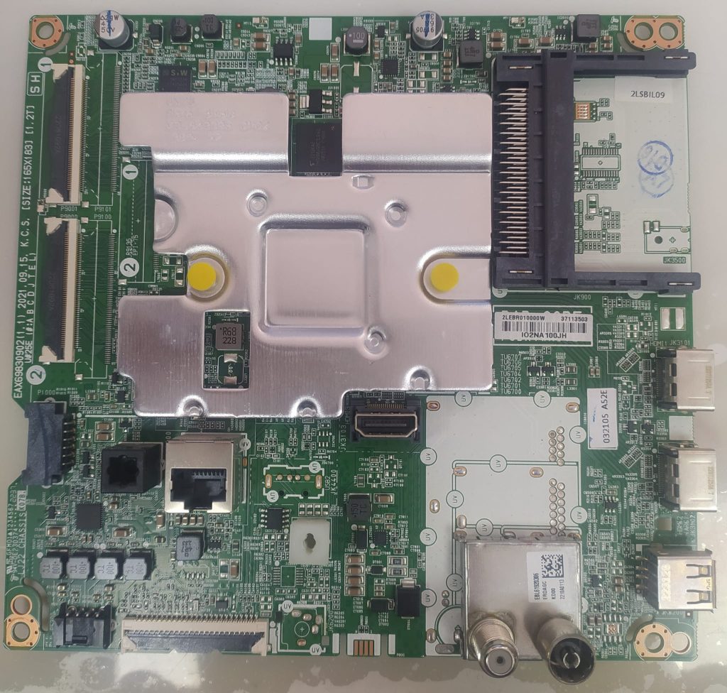 LG 55UQ75006 anakart 66761291 EAX69830902 SW50224 LJ22