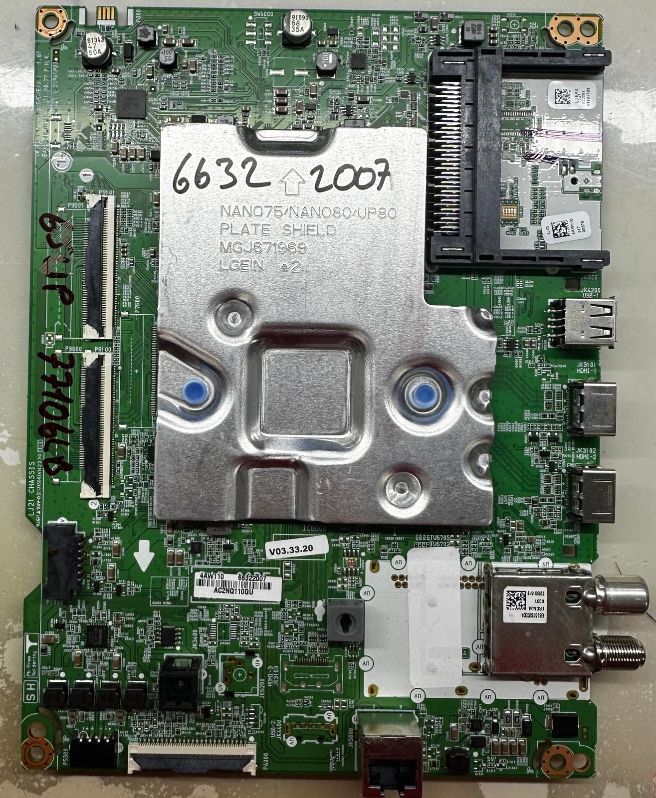 LG 65UP77106 TV Anakartı (66322007 / EAX69581703)