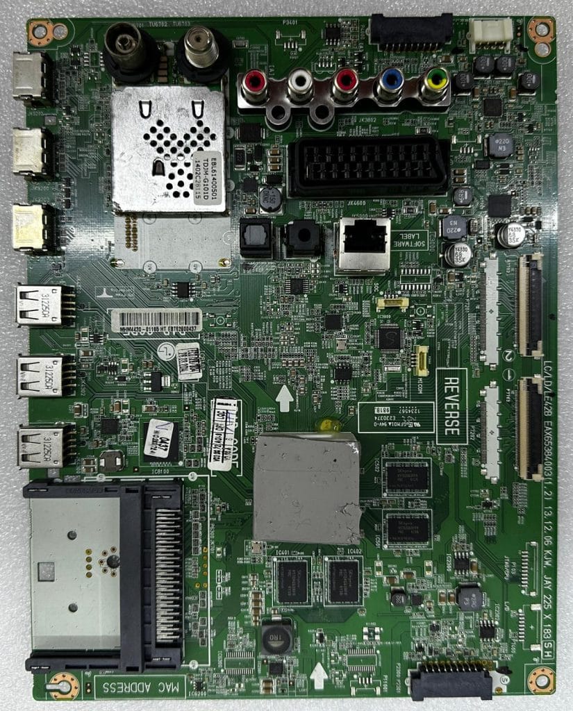 LG 42LB652V televizyon anakartı EAX65384003 EBR62800437 EBT62800437 LG TV anakart