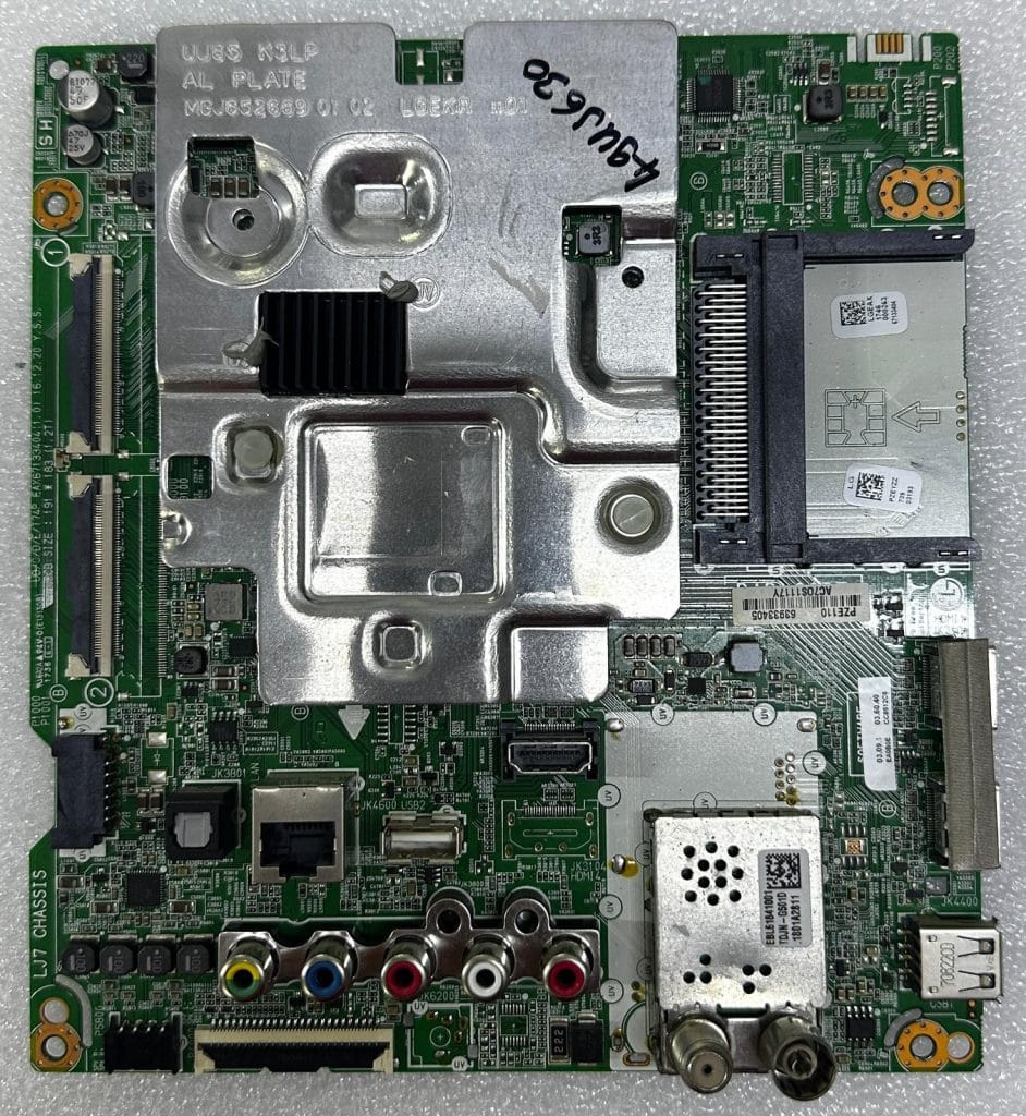 LG 49UJ630V televizyon anakartı EAX67133404 63933405 LG TV anakart