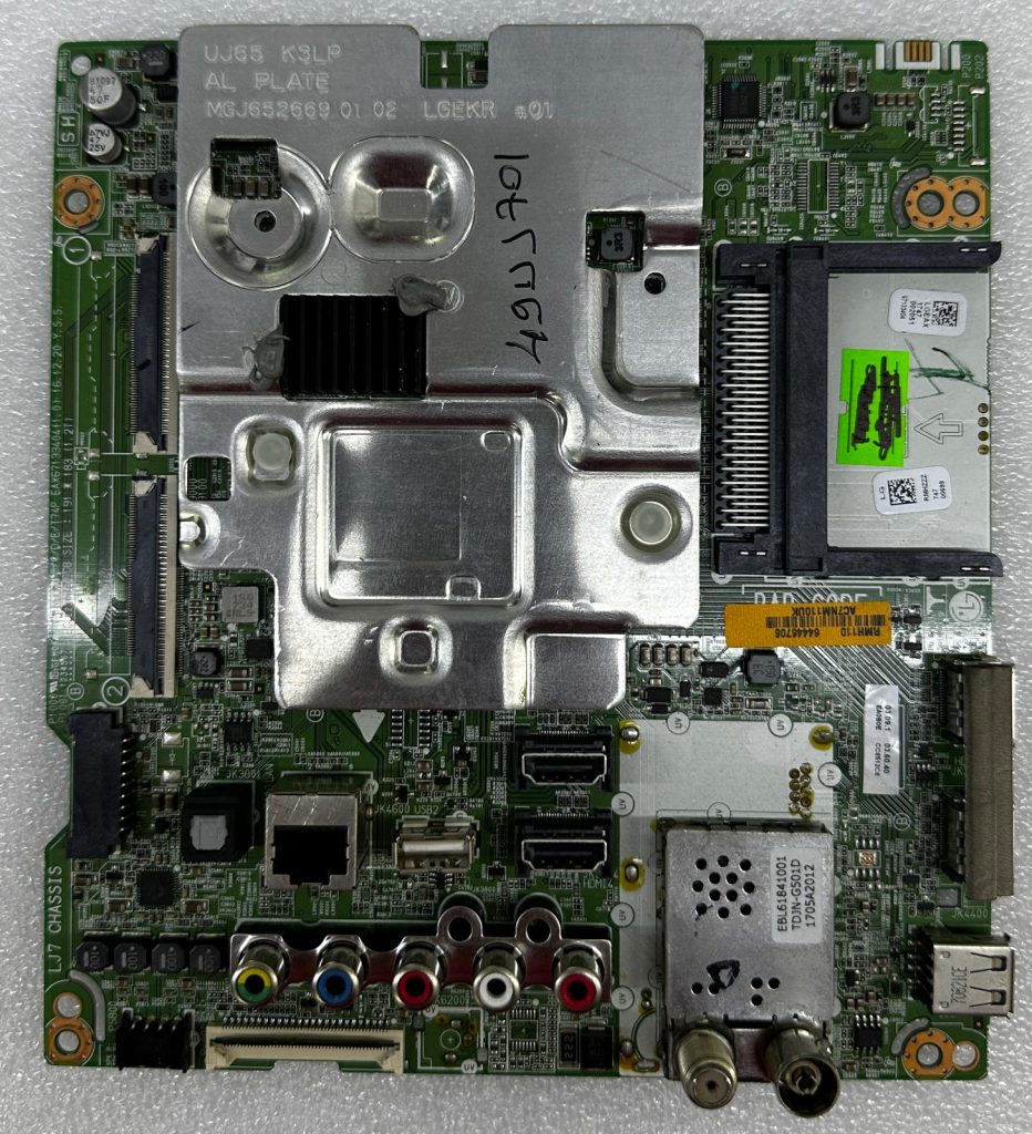 LG 49UJ701V televizyon anakartı EAX67133404 64446706 SW5253A LG TV anakart