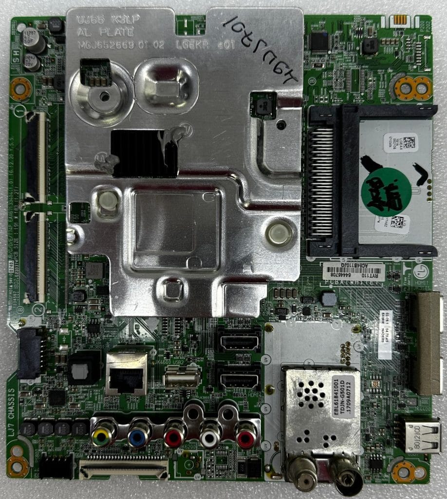 LG 49UJ791V televizyon anakartı EAX67133404 64446708 orijinal LG TV anakart