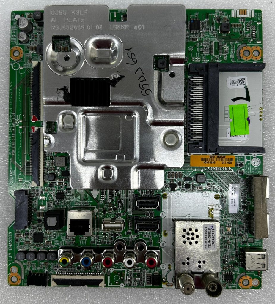 LG 55UJ651V televizyon anakartı EAX67133404 64401404 orijinal LG TV anakart